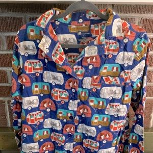 Sleep Sense Pajama Set- Camper Trailer Print - M